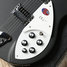 Rickenbacker 330/6 , Matte Black: Close up - Free
