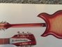 Rickenbacker 381/12 , Fireglo: Neck - Rear