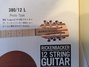 Rickenbacker 380/12 Prototype, Natural Walnut: Headstock