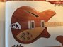 Rickenbacker 380/12 Prototype, Natural Walnut: Body - Front