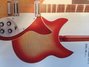 Sep 1967 Rickenbacker 360/12 O.S., Fireglo: Body - Rear