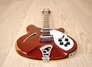 Rickenbacker 360/6 Slant Fret, Burgundy: Close up - Free2