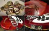 Rickenbacker 360/6 Mod, Burgundy: Close up - Free
