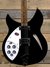 Rickenbacker 330/6 , Matte Black: Body - Front