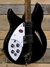 Rickenbacker 330/6 , Matte Black: Close up - Free
