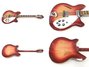 Rickenbacker 360/12 , Fireglo: Body - Front