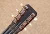 Rickenbacker 59/6 LapSteel, Black crinkle: Headstock - Rear