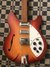 Rickenbacker 1998/6 f hole, Fireglo: Body - Front