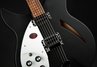 Rickenbacker 330/6 , Matte Black: Close up - Free