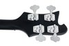 Rickenbacker 4003/4 , Matte Black: Headstock - Rear