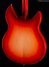Sep 2019 Rickenbacker 330(LH)/6 , Fireglo: Body - Rear