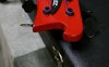 Rickenbacker 4003/4 BH BT, Red: Neck - Rear
