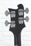 Rickenbacker 4003/4 S, Matte Black: Headstock - Rear