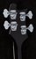 Rickenbacker 4003/4 , Matte Black: Headstock - Rear