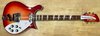 Rickenbacker 620/6 , Fireglo: Full Instrument - Front