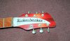 Rickenbacker 360/6 , Fireglo: Headstock