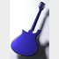 Rickenbacker 620/6 , Midnightblue: Full Instrument - Rear