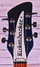 Rickenbacker 370/6 , Midnightblue: Headstock