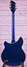 Rickenbacker 370/6 , Midnightblue: Full Instrument - Rear