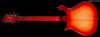 Rickenbacker 620/6 , Fireglo: Full Instrument - Rear