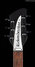 Rickenbacker 330/6 , Matte Black: Headstock