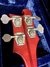 Rickenbacker 4001/4 , Burgundy: Headstock - Rear