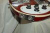 Rickenbacker 4001/4 Mod, Burgundy: Close up - Free