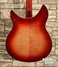Dec 1994 Rickenbacker 360/6 V64, Fireglo: Body - Rear