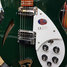 Rickenbacker 330/6 SPC, British Racing Green: Close up - Free