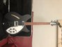 Rickenbacker 330/6 , Matte Black: Close up - Free2