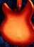 Jun 1966 Rickenbacker 330/12 Mod, Fireglo: Body - Rear