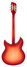 Rickenbacker 330/12 , Fireglo: Full Instrument - Rear
