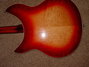 Dec 1990 Rickenbacker 360/12 V64, Fireglo: Body - Rear