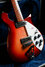 May 1995 Rickenbacker 610/6 , Fireglo: Body - Rear