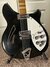 Rickenbacker 360/12 Refin, Black: Body - Front