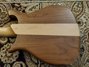 Feb 2001 Rickenbacker 650/6 Dakota, Natural Walnut: Body - Rear