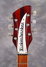 Rickenbacker 375/6 Van Ghent tuners, Burgundy: Headstock