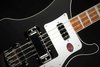 Rickenbacker 4003/4 , Matte Black: Close up - Free