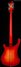 Rickenbacker 4003/4 S, Fireglo: Full Instrument - Rear