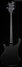 Rickenbacker 4003/5 S, Matte Black: Full Instrument - Rear