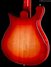 May 2020 Rickenbacker 660/6 , Fireglo: Body - Rear