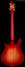 Rickenbacker 660/6 , Fireglo: Full Instrument - Rear