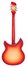 Rickenbacker 1993/12 Plus, Fireglo: Full Instrument - Rear