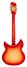 Rickenbacker 1993/12 Plus, Fireglo: Full Instrument - Rear