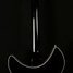 Rickenbacker 1993/12 Plus, Jetglo: Neck - Rear