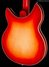 Jul 2020 Rickenbacker 1993/12 Plus, Fireglo: Body - Rear