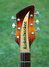 Dec 1957 Rickenbacker 335/6 Capri, Two tone brown: Headstock