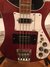Rickenbacker 4001/4 Mod, Burgundy: Close up - Free2