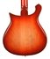 Sep 2016 Rickenbacker 660/12 , Fireglo: Body - Rear