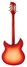 Rickenbacker 330/12 , Fireglo: Full Instrument - Rear